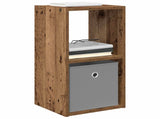 Bedside Table with Drawer 2 pcs Old Wood 30.5 x 27 x 59.5 cm 8000625