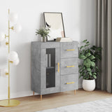 Sideboard Concrete Grey 69.5x34x90 cm Engineered Wood 828032
