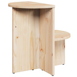Coffee Table Natural 50 x 40 x 50 cm Solid pine wood 873526