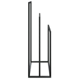 Freestanding Towel Rack Black 48x24x79 cm Iron 343090