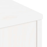 TV Cabinet with Drawer ODDA White 79x24x40 cm Solid Wood Pine 4103606