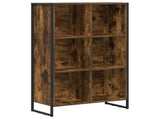 Book Cabinet Smoke Oak 99.5 x 30 x 108.5 cm Engineered Wood 886536