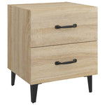 Bedside Cabinets 2 pcs Sonoma Oak 40x35x47.5 cm 811995