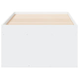 Daybed with Drawers without Mattress White 90x200 cm 3280244