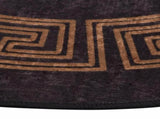 Rug Washable Black and Gold 200 cm 136630