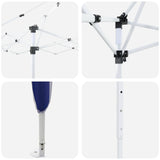 Pop-up Party Tent 290 x 290 x 245 cm Blue 42019846