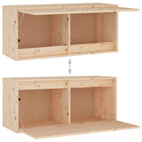 TV Cabinets 5 pcs Solid Wood Pine 3100149
