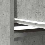 Highboard Concrete Grey 29.5x34x119.5 cm Engineered Wood 861655