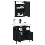 Bathroom Furniture Set Black 3214775