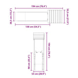 Outdoor Playset Solid Wood Pine 3155852