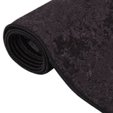 Rug Washable Anthracite 400x300 cm Anti Slip 136631