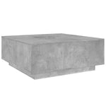 ZNTS Coffee Table Concrete Grey 100x100x40 cm Engineered Wood 3284052