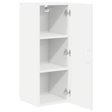 Wall Cabinet PORTO 2 pcs White 30 x 31 x 80 cm Engineered Wood 885356