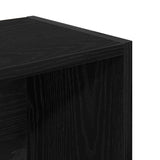 Bookcase Black Oak 31x24x102 cm Engineered Wood 860338