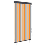 Outdoor Roller Blind 80x250 cm Yellow and Blue 145950