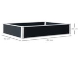 302L Raised Garden Bed, Weather-resistant PP Planter Box Containers for Outdoor Patio Plant Flower T3398P318839