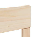 Bed Frame without Mattress 140x200 cm Solid Wood Pine 3302294