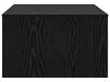 Coffee Table Black Oak 80 x 50 x 40 cm Engineered Wood 8000277