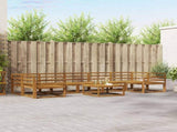Outdoor Sofa Set 8 pcs Natural Solid Acacia Wood 3367332