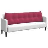 Back Pillow Wine Red 180 x 24 x 50 cm Velvet 42014579