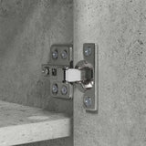 Wall-Mounted Coat Rack with Shelf Concrete Grey 80 x 20 x 30 cm 874342