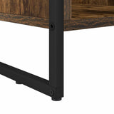 Book Cabinet Smoke Oak 99.5 x 30 x 108.5 cm Engineered Wood 886536