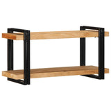 ZNTS Wall Shelf 90x33x45 cm Solid Wood Acacia 4017487