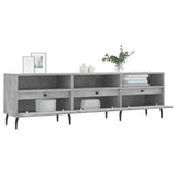 TV Cabinet Concrete Grey 150x30x44.5 cm Engineered Wood 831296