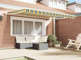 Awning Frame Green and Yellow 300 x 200 cm 3329607