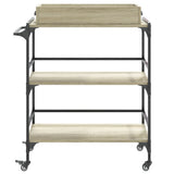 Kitchen Trolley Sonoma Oak 81.5x41x92.5 cm Engineered Wood 842342