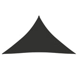 Sunshade Sail Oxford Fabric Triangular 5x5x6 m Anthracite 135128