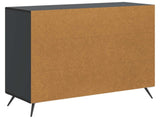 Sideboard Black 89 x 34.5 x 80 cm Engineered Wood 895566