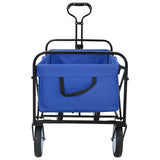 Folding Hand Trolley Manual Blue 94 x 53 x 99 cm Oxford Cloth 42020662