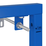 Bathroom Wall Support Height Adjustable Blue 50 x 3 x 112 cm 4106573