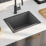 Handmade Kitchen Sink Black Stainless Steel 51507