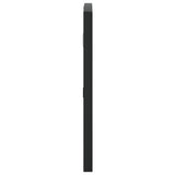 Wall Mirror Black 60x30 cm Arch Iron 358636