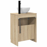 Bathroom Vanity with Sink Sonoma Oak 54 x 35 x 83 cm 890116