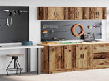Garage Cabinets 2 pcs Old Wood Engineered Wood 3328312