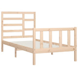Bed Frame without Mattress 100x200 cm Solid Wood Pine 3107603
