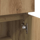 Bathroom Cabinet Artisan Oak 30x30x95 cm Engineered Wood 856062
