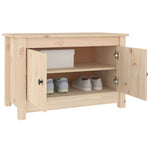 Shoe Cabinet 70x38x45.5 cm Solid Wood Pine 813779
