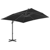 Cantilever Garden Parasol with Aluminium Pole 300x300 cm Anthracite 44636