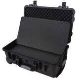 Wheel-equipped Tool/Equipment Case with Pick & Pluck Foam Inside 140304