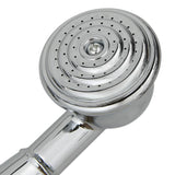 2-Handle Bathtub Faucet + Hand Shower Diverter Chrome Retro 146491