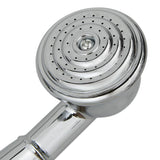 2-Handle Bathtub Faucet Hand Shower Diverter Chrome Retro 146491