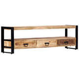 TV Cabinet 150x30x45 cm Solid Mango Wood 247906