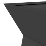 Pillar Planter Black 35 x 35 x 73 cm 873838
