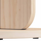 Coffee Table Natural 39.5 x 39.5 x 53.5 cm Solid pine wood 873556