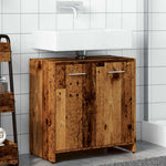 ZNTS Bathroom Sink Cabinet Old Wood 60x33x60 cm Engineered Wood 856039