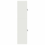 Storage Cabinet 2 pcs White 60 x 40 x 175 cm Steel Lockable 3438758